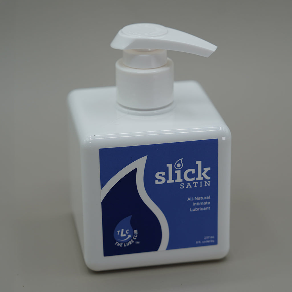 Slick Satin Intimate Lube, feel the love