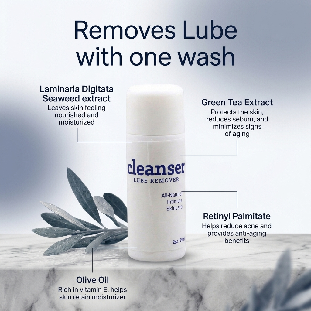 The Lube Cleanser 2oz: Playtime’s Cleanup Solution